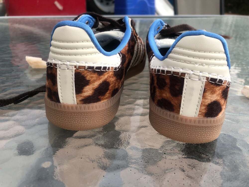 Adidas x Wales Bonner Samba Pony Leopard Sneakers - Picture 4 of 15